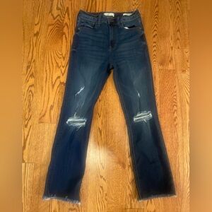 Harper Heritage high rise kick crop jeans, size 26, inseam 26”